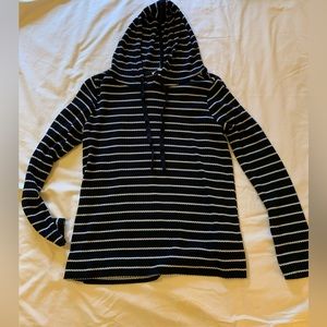 Blue and white Loft pullover